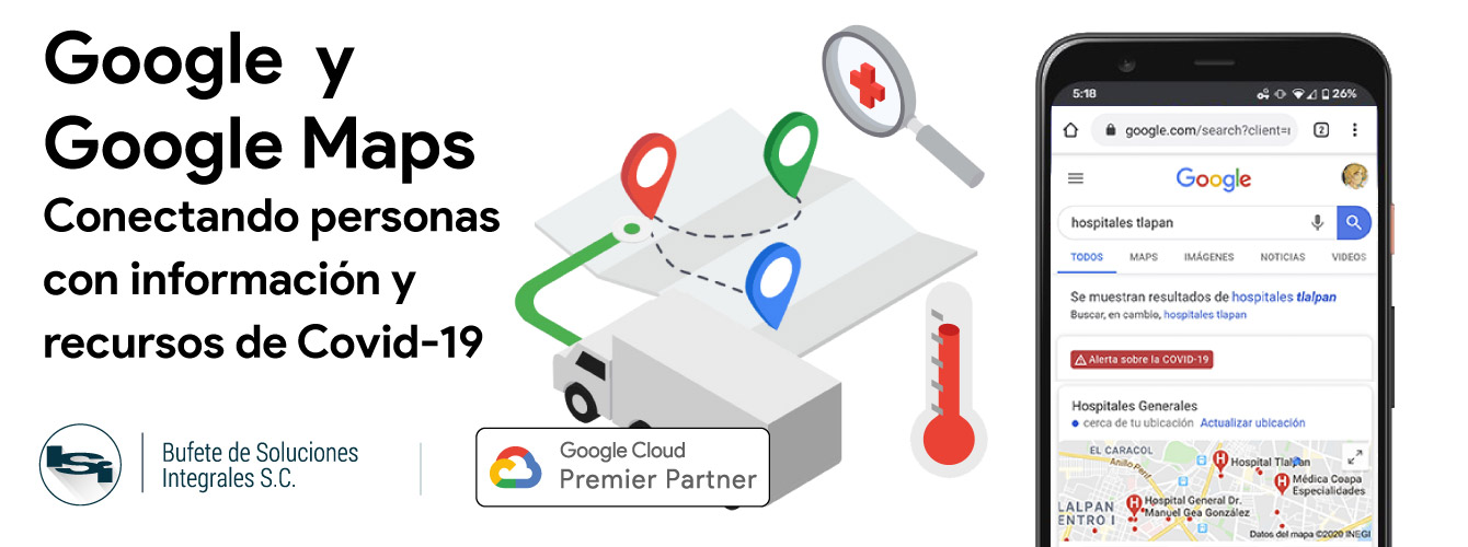 Google y Google Maps ayudan a conectar a personas y recursos de COVID-19 