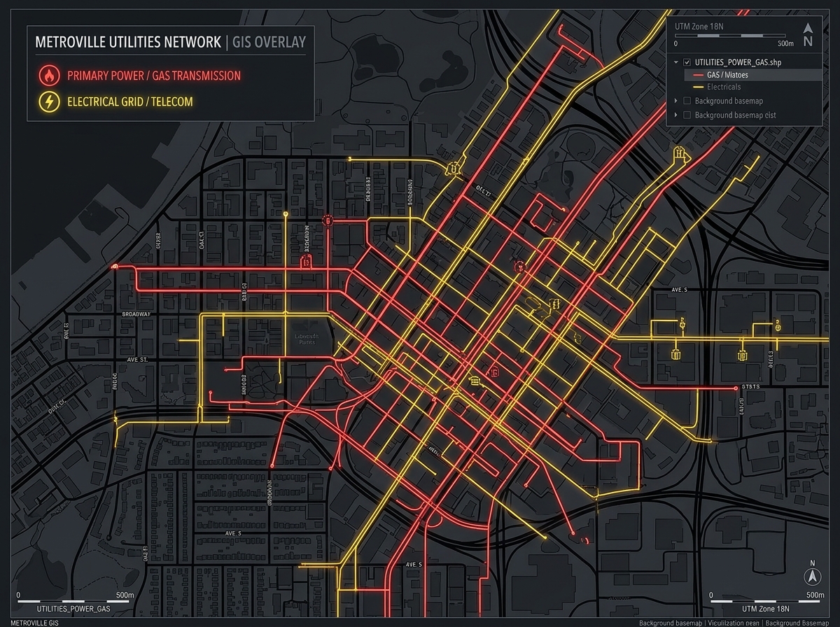 Utilities Map