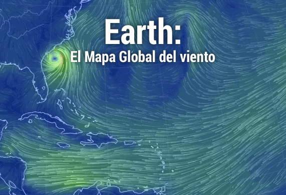 Earth: Mapa global de los vientos en tiempo real
